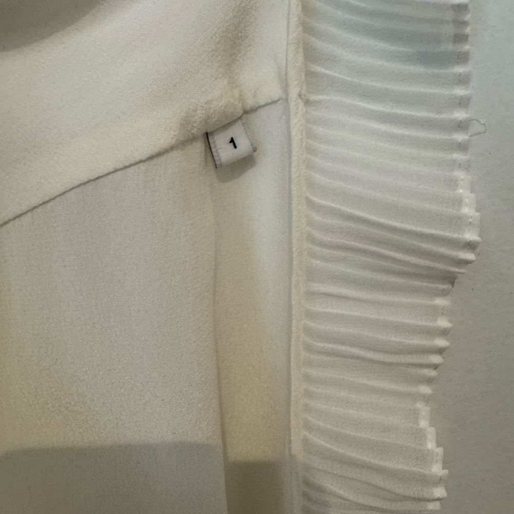 Sandro Ivory Ruffle Blouse - Picture 9 of 11
